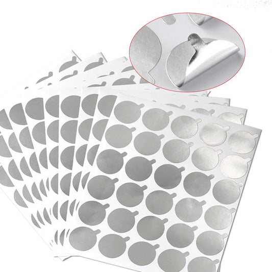 Aluminium lijm stickers | 100st